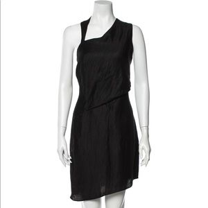 Helmut Lang Linen and Silk Mini Dress